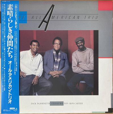 LP Record CEDAR WALTON RON CARTER JACK DEJO  All American Trio RJL8085 BAYSTATE 1984 Japan Obi Jazz Used