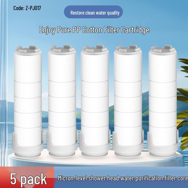 Universal Three-Stage Filtered Shower Head with Visual Filtration