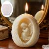 Feather Angel Candle Silicone Mold Wings Boy Gilrs Angel Candle Silicone Mould Resin Gypsum Molds Home Decoration Gift Ornament