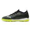 Puma Ultra 1.2 Pro Cage Punta Rotonda Comoda TF (Borchie di gomma) Scarpe da calcio in erba sintetica Uomo scarpe da calcio Nero Bianco Giallo 106346-01