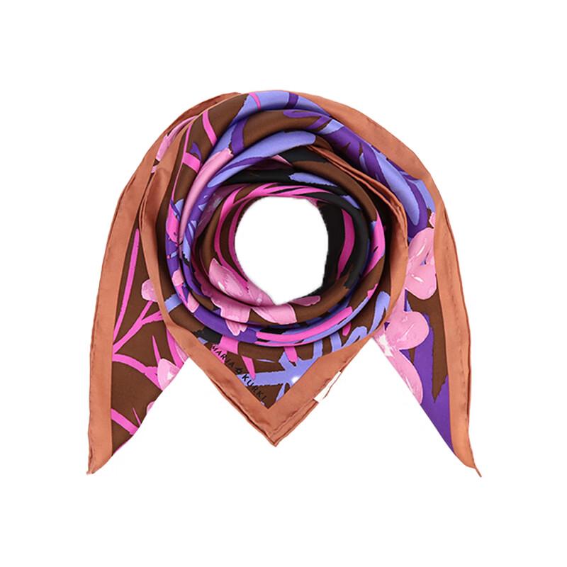 MARJA KURKI Elegant Mulberry Silk Square Scarf