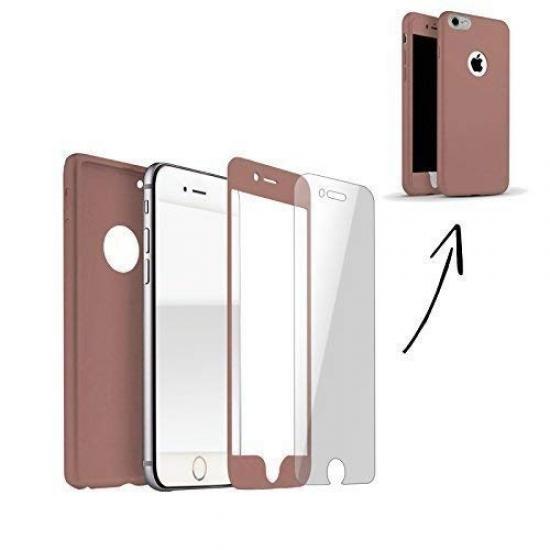 Coque Gel Transparente 360° Pour IPhone 6 / 6S - Protection Avant Et Arrière Complète, Anti-choc