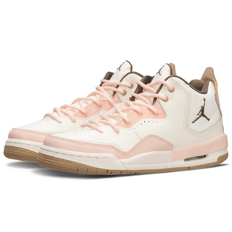 Jordan Courtside 23 Bubble Gum Mid top Vintage Basketball Shoes GS Pink White FQ6861-121(Team62-)