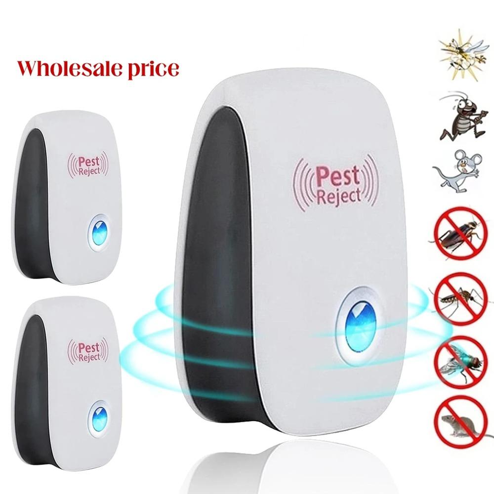 Sicherer Ultraschall-Schädlingsvertreiber Elektronisches Mäuse-Kakerlaken-Mücken-Insekten-Abwehrmittel Effektive Schädlingsbekämpfung Vernichter Wesentlich