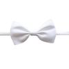 Solid Color Bow Hairpin & Ribbed Headband Set for Girls