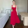 2026 Spring and Summer New European, American and Amazon Cross-border Foreign Trade Women's Sleeveless Dress Waist A-shaped Pendulum Long Dress Women