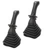 2 Stück 3-Knopf Bagger Joystick Griffe mit Staubschutzmanschette Ersatz für Doosan DH DX150 215 225 300 370-9C