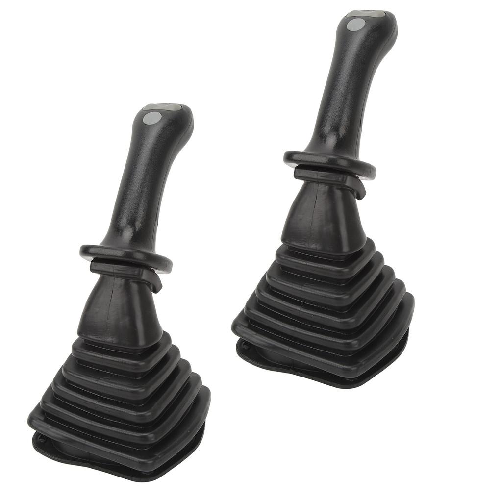 2Pcs 3 Button Excavator Joystick Handles with Dust Cover Replacement for Doosan DH DX150 215 225 300 370‑9C