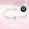 Four-leaf Clover Bracelet Women's Light Luxury Niche Design Luminous Bracelet Jewelry Birthday Gift for Girlfriend