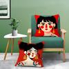 Cute Abstract Simple Girl Pillow Case Pattern Printed Pillowcase For Living Room Sofa Cushion Cover & Bedroom Decor