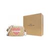 Coach Jamie 21 Classic Monogram Heart Non-Detachable Shoulder Strap Zipper Closure Synthetic Leather Shoulder Crossbody Bag Small CO939-IMOTV