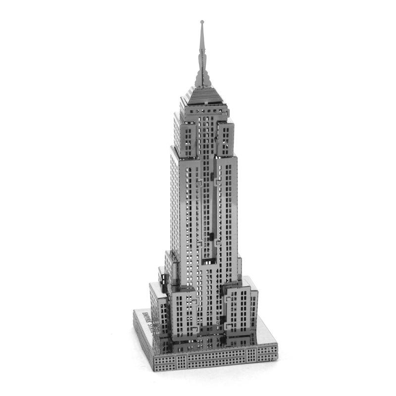 217 fiyatlarından başlayan Empire State Binası Metal Bulmaca Lazer Kes