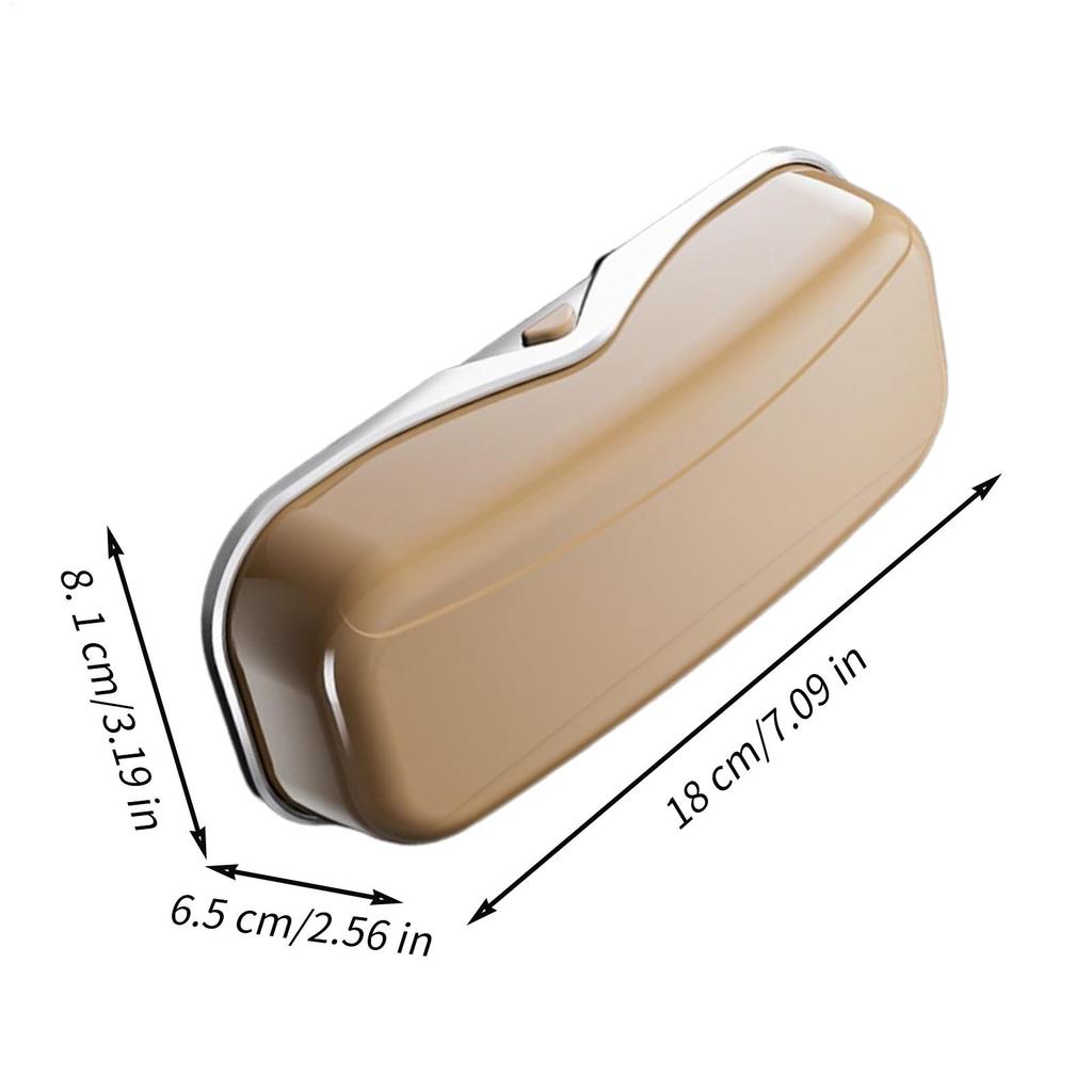 Sunglasses Visor Holder Car Eyeglass Holder Shockproof Protector Organizer Sleeve Box For Eyeglass Daily Outdoor Travel Beach