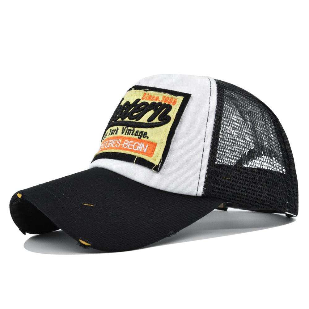 Letter stereoembroider baseball cap westernembroidered cap mesh peaked cap mesh cap adjustable