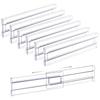 Transparent Retractable Drawer Dividers for Clothes, Kitchen, and Office Storage