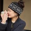 Korean Style 100% Cashmere Knitted Headband - Fashionable, Warm, and Face Slimming with Wide Edge for Sports