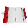 Tischkreissägen Queranschlag Schlitten Verstellbare Führung Aluminium Anschlag Holzbearbeitungs Schablone Oberfräsen Schlitten Bausatz für 3/4x3/8 Gehrungsnut