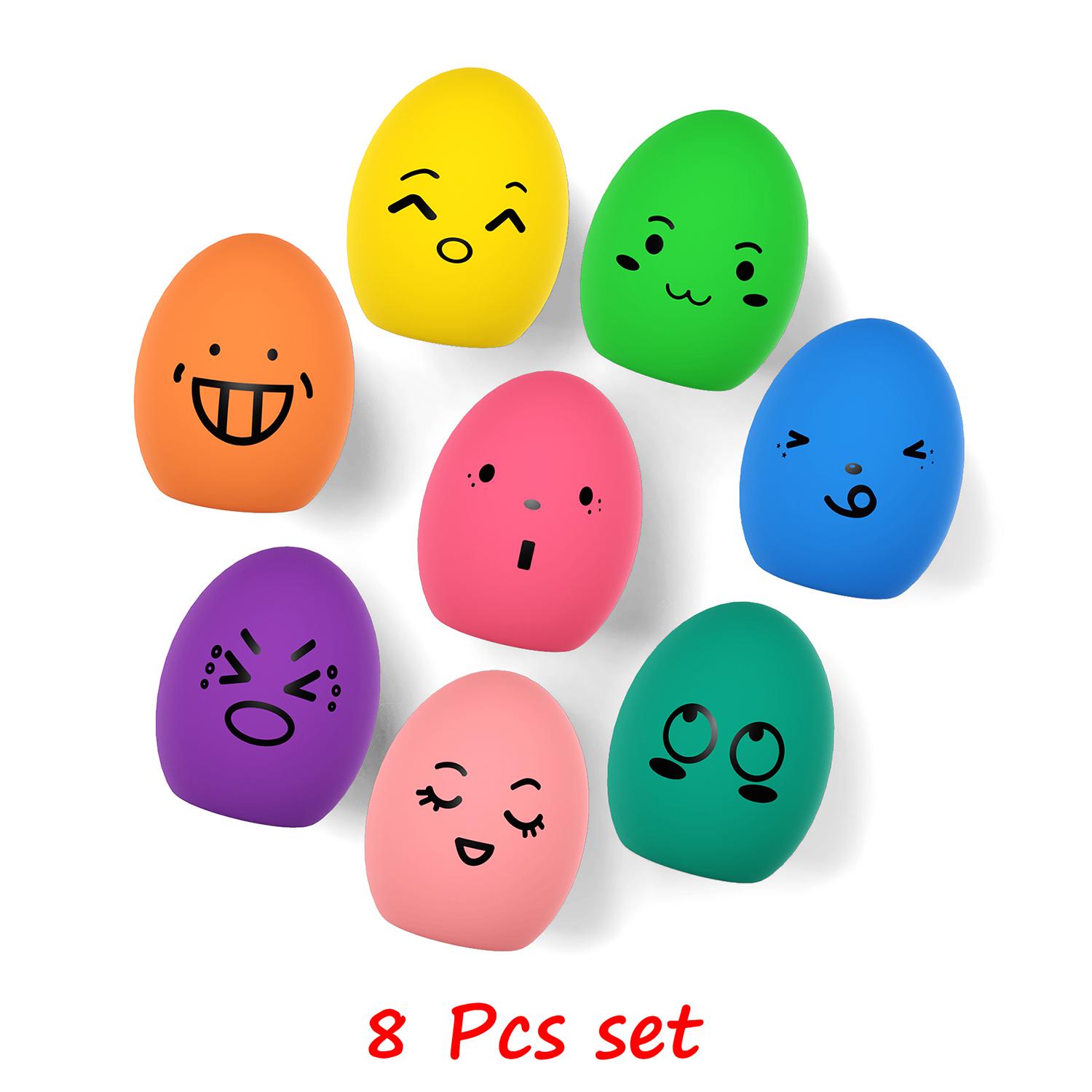 

scgk прыгучее яйцо, игрушки для собак, забавный мяч, пищащий латексный прыгучее яйцо с пищалкой для щенков, маленьких домашних собак, мягкий резиновый звук