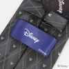 Disney Mitsumaru Silhouette Argyle Pattern Tie D50035 One Size Fits Perfect for Business or Casual Perfect as a Gift Gray, Most, Wear,