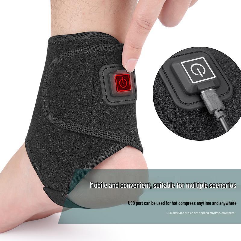 Tala Elétrica Aquecida por USB Inteligente para Pé e Pulso para Calor Constante