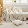Nordic Tassel Knitted Blanket Solid Fringe Blanket For Bed Travel Sofa Shawl Throw Blanket Large Size Air Conditioner Blanket