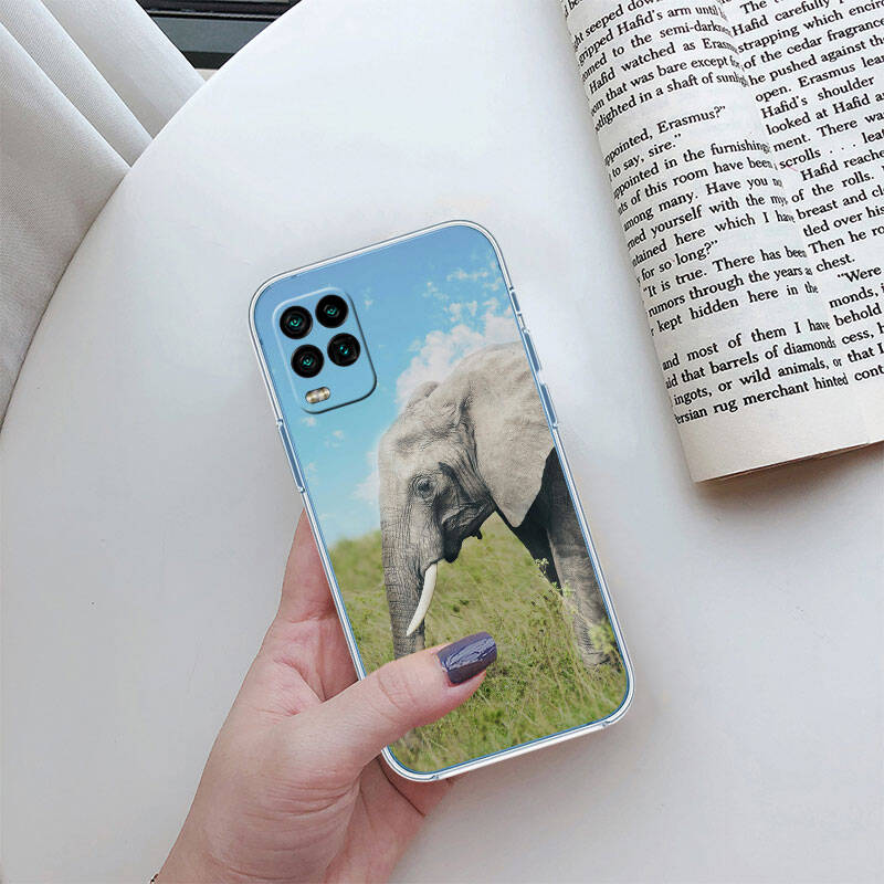 MH8 Animal Elephant Case for Motorola E7 G6 G7 G8 G9 Plus Power Play G10 G20 G04 E30 E40 E22 E20 E13 E15 G22 G23 G05 G75 G35 G55