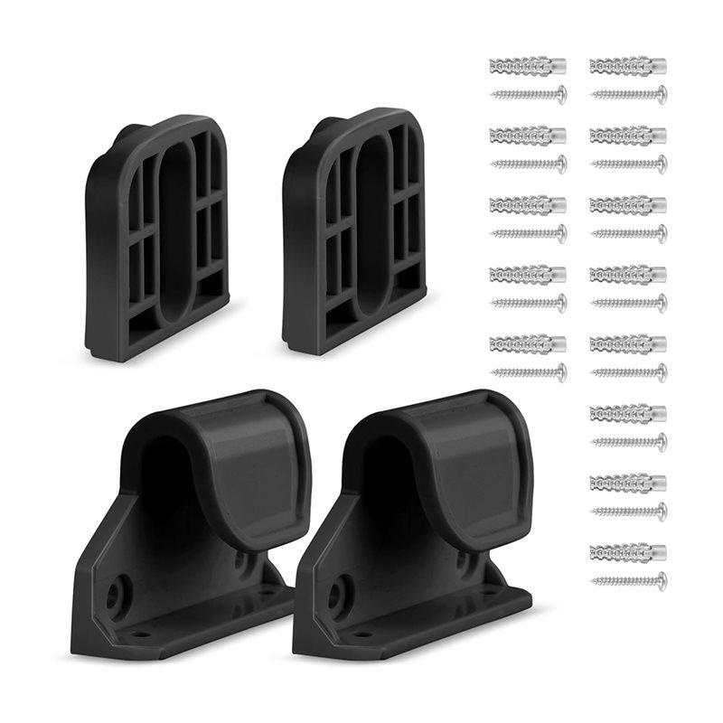 AB34-For Retractable Baby Gate Extension Kit- 55 W X 33 H Replacement Parts For Retractable Gates Black