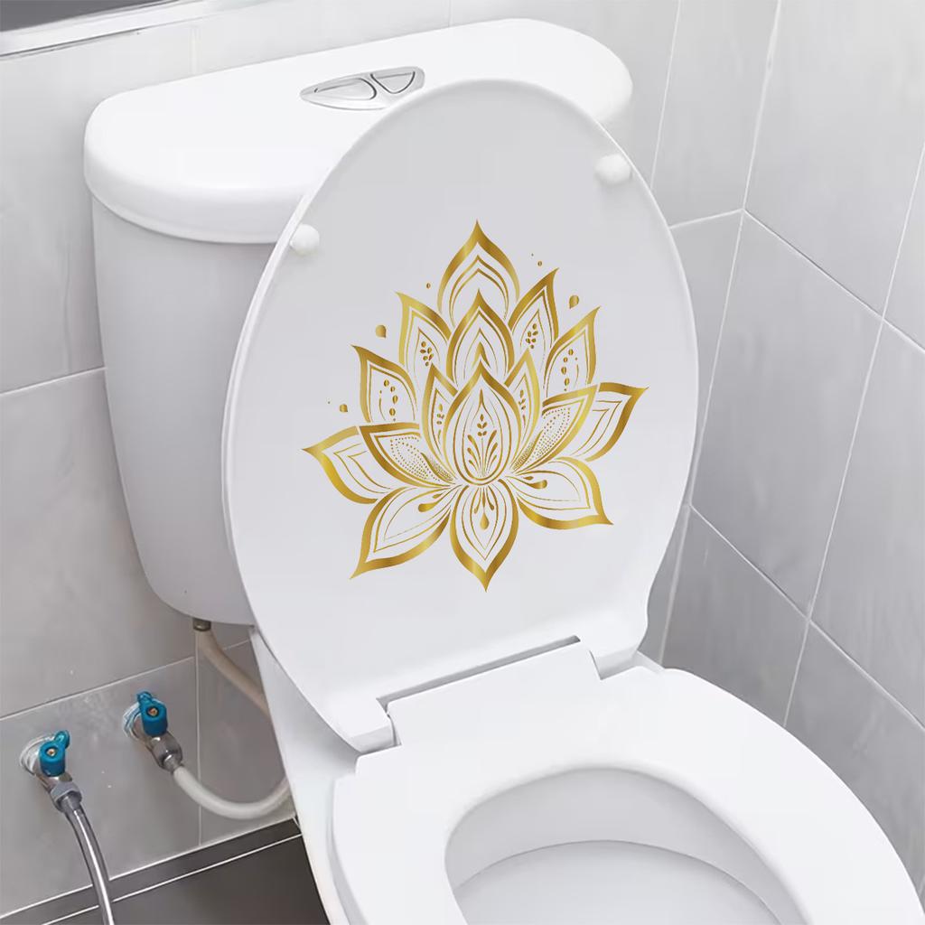 Luxury-lite Toilet Sticker for Bathroom Toilet Cover Decoration - Remove The Sticker