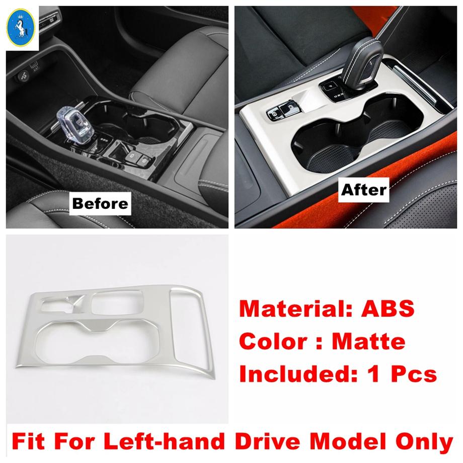 Matte Car Accessories Pillar A Speaker / Gear Box / Water Cup Holder / Air AC Vents Outlet Cover Trim For Volvo XC40 2018 - 2025