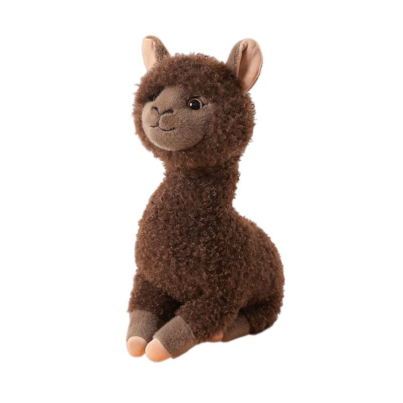 Alpaca Pluche Speelgoed Gesimuleerde Alpaca Knuffel Poppen Speelgoed Hobby's Verzameling Huisdecoratie Speelgoed Kinder Poppen Creatieve Verjaardagscadeaus 40cm