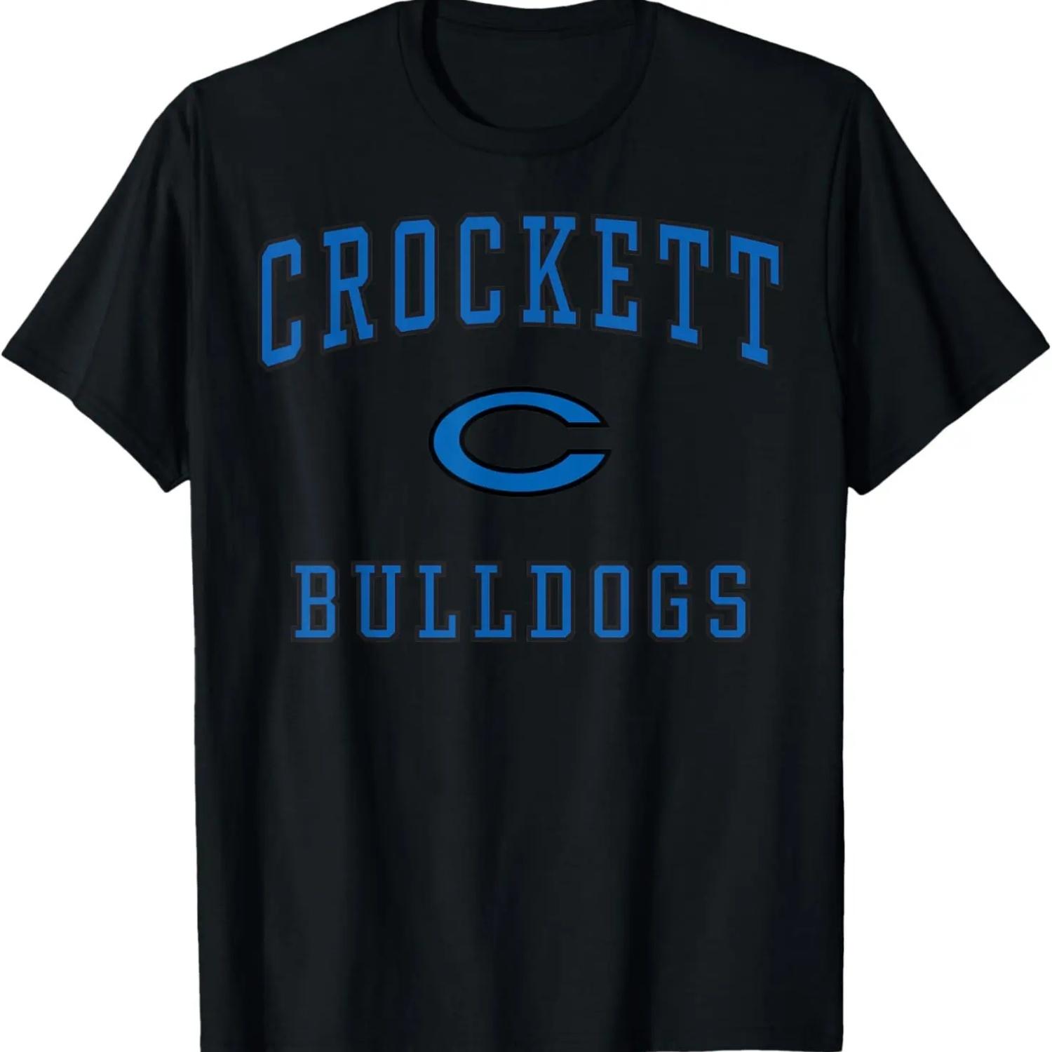 Crockett High School Bulldogs T-Shirt C1 S чёрный