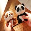 12cm Cute Panda Dolls  Plush Stuffed Doll Pendant Toy Children Animal Toys Gifts