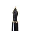 Great MONTBLANC Fountain Pen Meisterstück Classic White Star Black 14K Mens Used