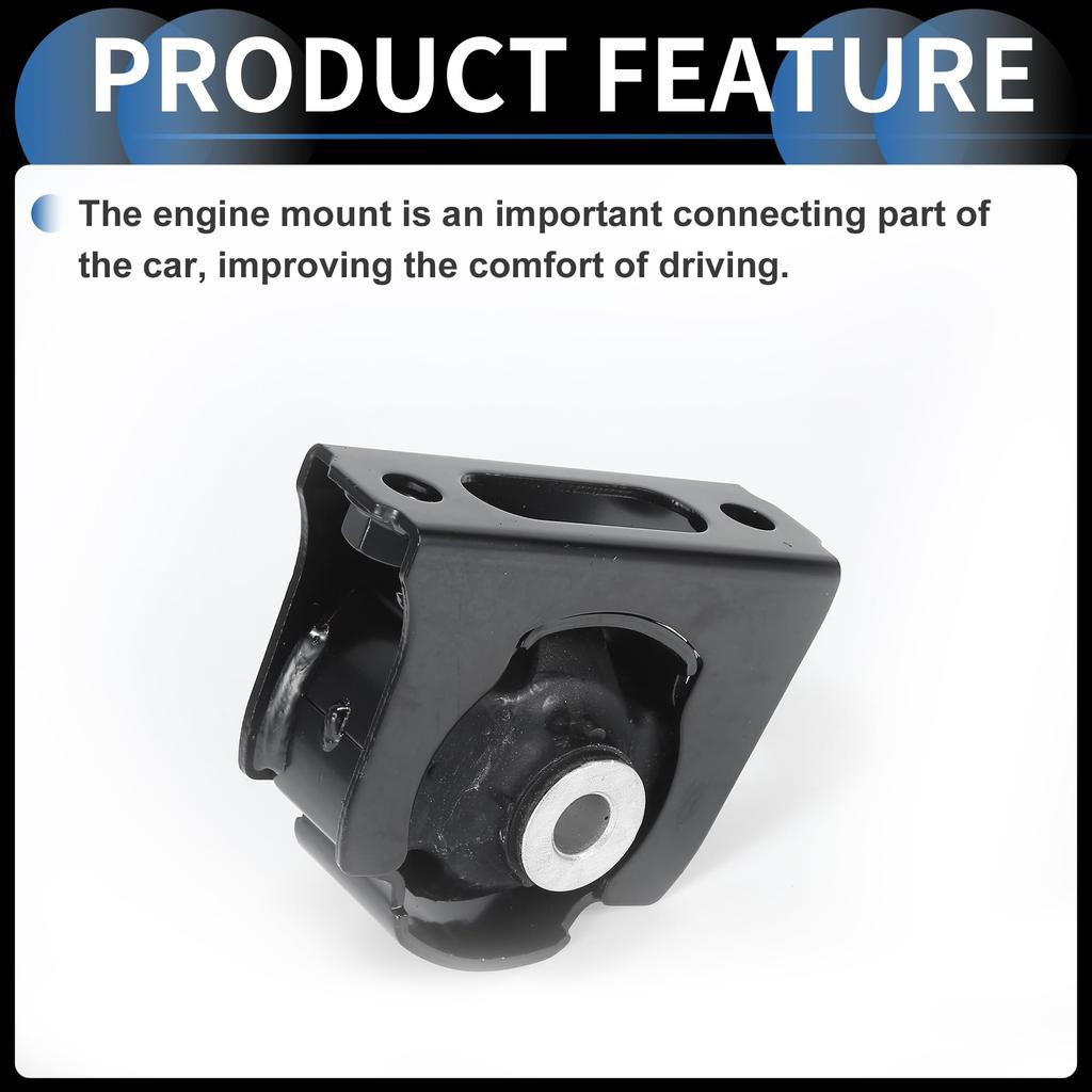 INFINAUTO ENGINE MOUNTING No.123610T070 Scion for Toyota Engine Motor Mount for Toyota XB 2010-2015 Tarago 2006 Black 1 PC