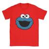 Unisex Women Cookie Monster Sesames Streets T Shirt Cartoon Cotton Clothing Novelty Short Sleeve O Neck Tees New Arrival TShirts