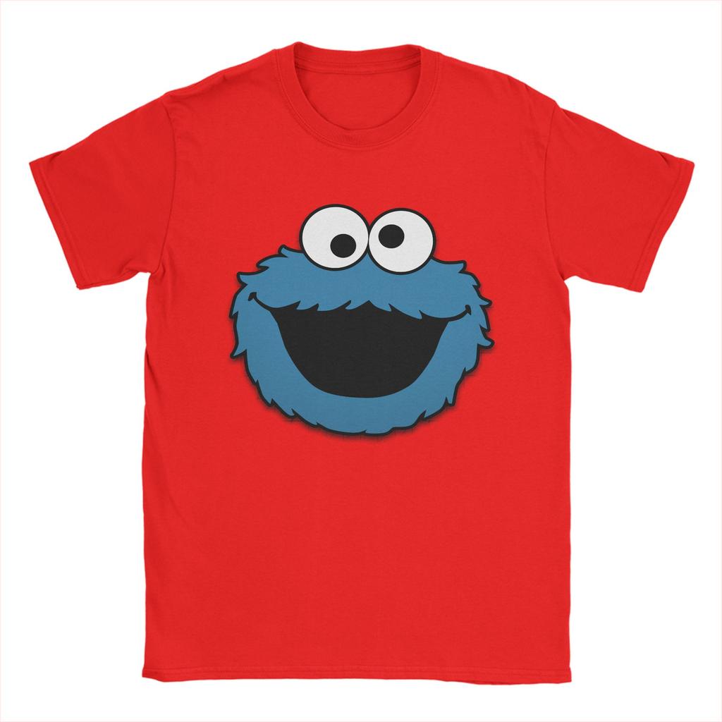 Unisex Women Cookie Monster Sesames Streets T Shirt Cartoon Cotton Clothing Novelty Short Sleeve O Neck Tees New Arrival TShirts