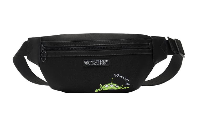 Li Ning Sports Life Collection Polyester Sling Bag, Fanny Pack Regular Unisex Black ABDS383-1