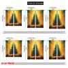 2pcs,2D Plane Printing Light Filtering Curtains Christmas Tree Ornaments Gifts_c (3) 100% Polyester (without Rod) All Seasons