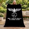 Rammstein blanket Flannel Blanket Soft Cozy Plush Throw for Sofa Bed Lightweight Home Decoration Gifts for Christmas various holidays