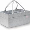 Foldable Diaper Tote Bag: Multifunctional Non-woven Handbag for Baby Supplies and Mommy Travel.