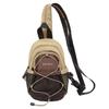 Retro Color Block Crossbody Chest Bag - Mini Outdoor Sports & Hiking Backpack