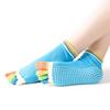 Sports Colorful Yoga Socks Fitness And Pilates Cotton Breathable Socks Rainbow Workout Anti Slip