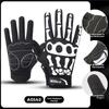 1 Pair Skeleton Design Cycling Gloves Breathable Touchscreen Gloves  Cycling Sports