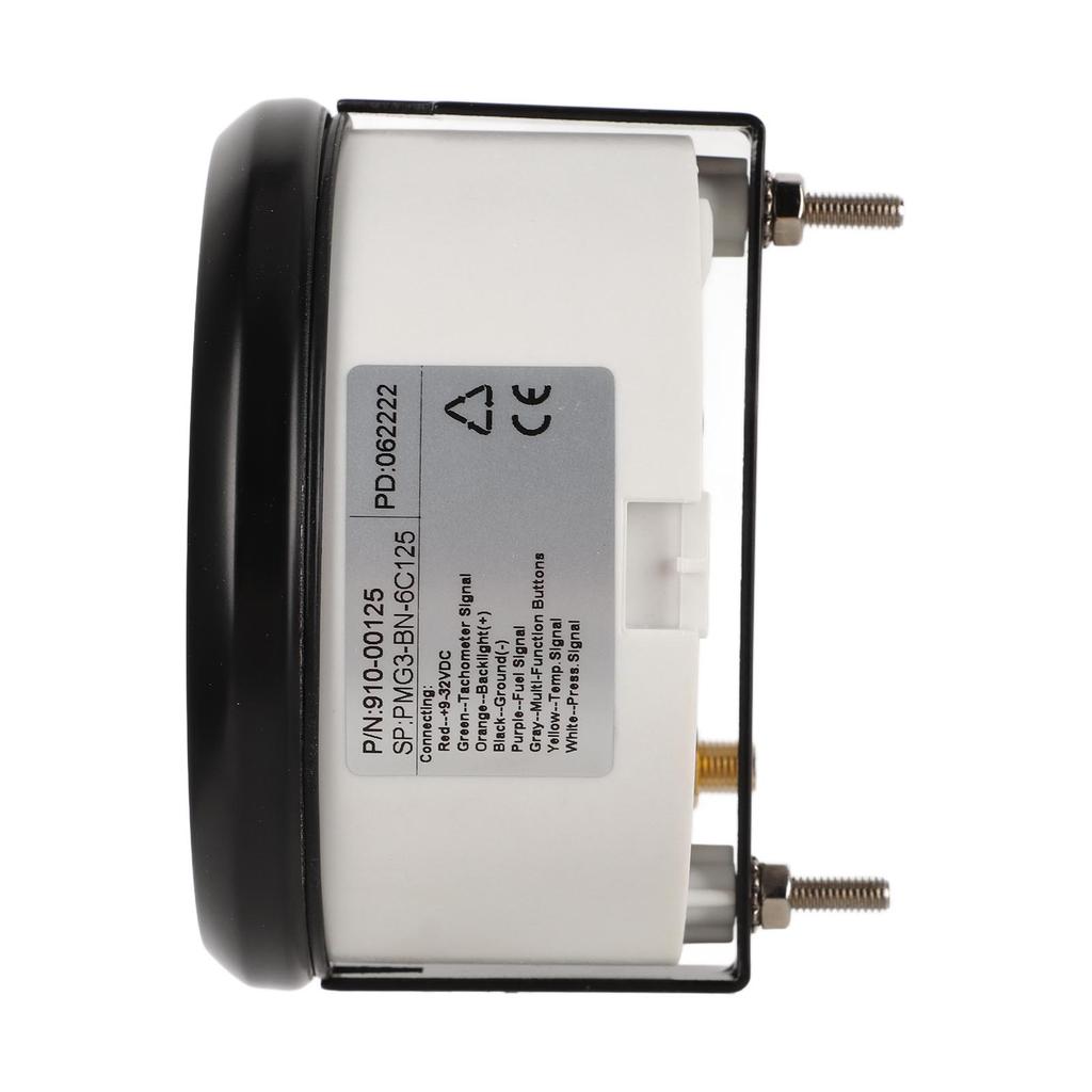 6 in 1 Digital Multifunction Gauge Speedometer Tachometer Water Temp Oil Pressure Total Mileage Voltage Indicator