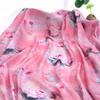 100x150cm 30D Printed Chiffon Ink Chinese Style Fabric Transparent for Sewing Skirt Gauze Scarf Clothing Fabric
