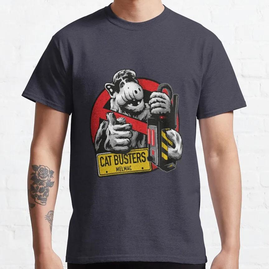 

ALF - Cat busters -Funny TV Sitcoms graphic t shirts 90s Retro Style Alien Unisex t shirt Adult all size S-6XL 4XL