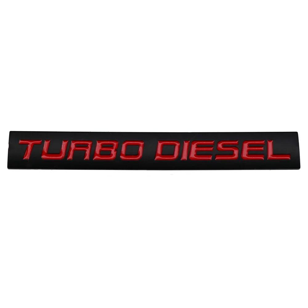 Car Body Sticker Turbodeisel Badge Auto Emblem Decal Decoration