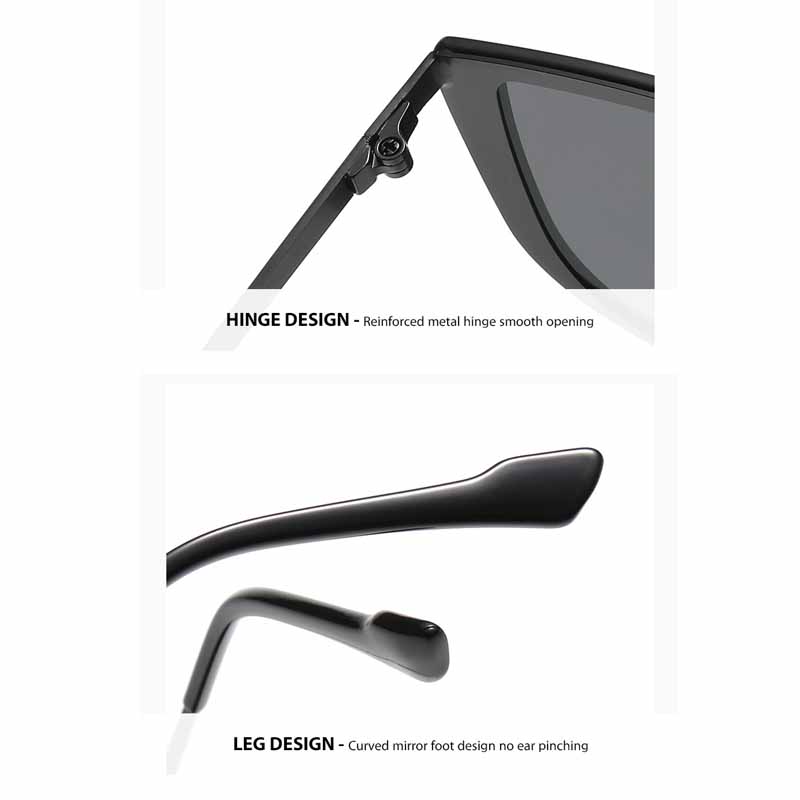 Luxury Men's Sunglasses Outdoor UV400 Vintage Square Frame Sun Glasses Unisex Personality Fashion Riding Car Driving Goggles