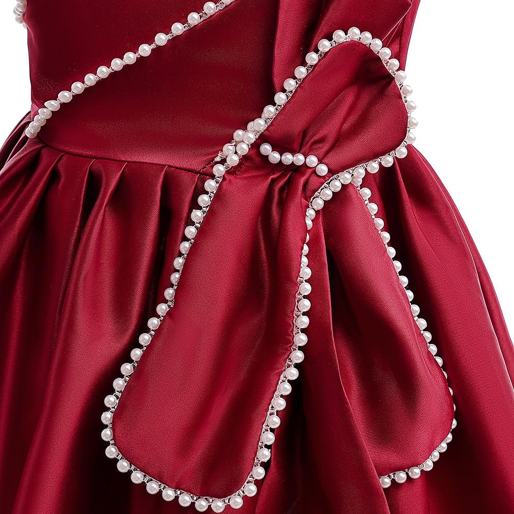 Letní krajkové princeznovské šaty pro děti 3-8leté narozeninové šaty Květiny Dívčí šaty Dětské narozeninové párty Kostýmy Kojenecké šaty