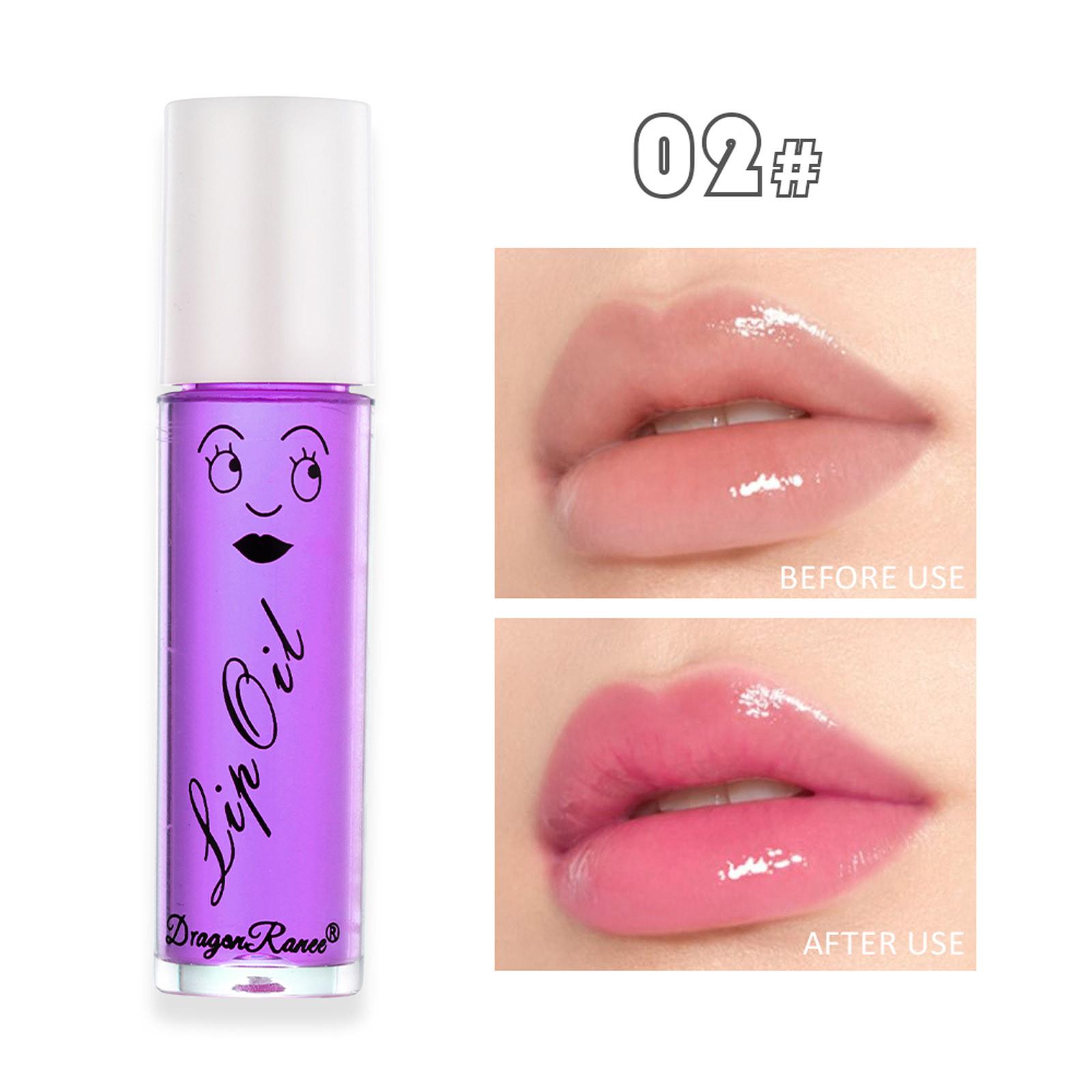 Водный блеск для губ, стеклянный прозрачный блеск для губ, увлажняющий и придающий объем